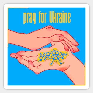 Pray for Ukraine Sticker